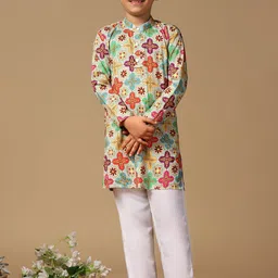BAESD Boys Printed Regular Kurta with Trousers-27