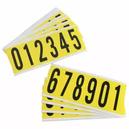 BRADY Number Label Kit 76.2 mm (3 Inch) Character Height Gothic Font, 24UZ35-image-20