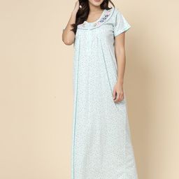 CHUI MUI Embroidered Maxi Nightdress-picture-30