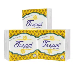 Texam Premium Soft Napkin 40x40 cm 2 Ply 50 Sheets White, TPSN_40x40_2 (Pack of 3)-22