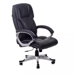 Roarwood Black High Back Executive Cushioned Office Chair RW020-27
