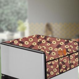 The Furnishing Tree Brown Plastic Refrigerator Cover-image-41