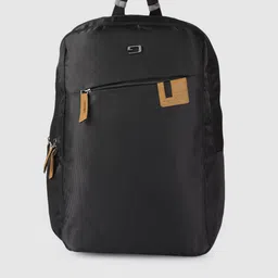 Gear Unisex Black Solid Backpack-7