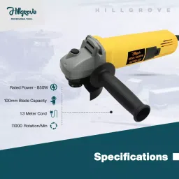 Hillgrove Angle Grinder with Drill Machine 4 inch, HGCM718M1 image 3