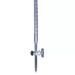 RELIGLAS 10 ml B Class Accuracy Burettes Straight Bore Glass Key Stopcock, 01.005.12-10