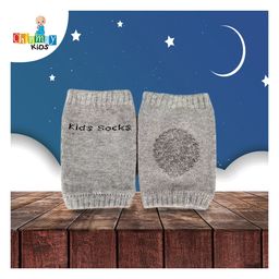 Chinmay Kids Anti-Slip Padded Stretchable Elastic Cotton Soft Comfortable Knee Pads -Grey-picture-15