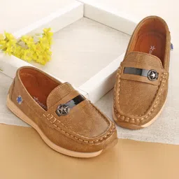 Cute Walk by Babyhug Slip On Formal Wear Shoes - Brown-picture-23