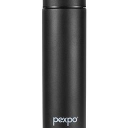Pexpo Titanium Hot & Cold Wide Mouth Flask | Vacuum Insulated Water Bottle 500ml Knight Black | Thermoflask | Office Bottle | Rust Proof | Leak Proof | Tea | Coffee | Juice-image-9