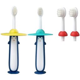 Comercio Penguin Design Cute and Soft Tooth Brush - Multicolour-26