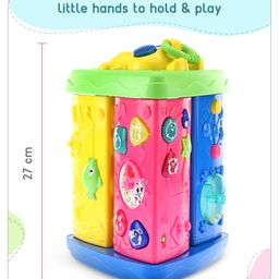 Babyhug Musical Learning Pyramid with Interactive Play - Multicolour image 3