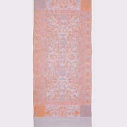 SHINGORA Mauve & Silver-Toned Woven Design Antimicrobial Dupatta image 2