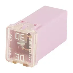 Littelfuse AUTOMOTIVE FUSE, TIME DELAY, 30A, 32VDC Model No - 0495030.ZXA-38