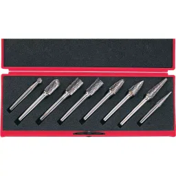York 6 mm Shank Double Cut Burr Set (8 Piece)-image-73