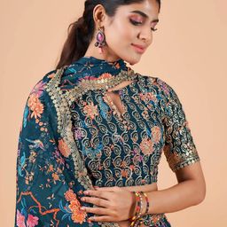 Kaizen TEXO FAB Printed Semi-Stitched Lehenga & Unstitched Blouse With Dupatta image 2