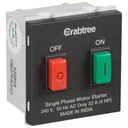 Havells Crabtree ACWSMXG321 Signia 32 A Motor Starter Switch (Grey)-12