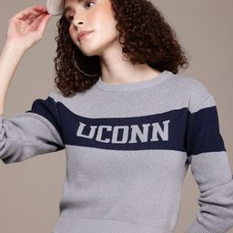 Roadster Typography Crop Pullover-image-109