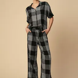 Chemistry Checked Shirt With Trouser-picture-15