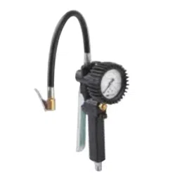 Groz Analog Tyre Inflator Gauge for Cars Upto 50 PSI Max. Pressure, TIG/D/12/BSP-1