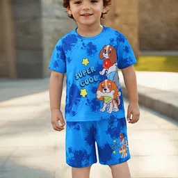 INCLUD Boys Printed Short Sleeves T-shirt With Shorts-picture-19