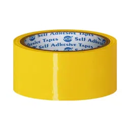 VCR 50 m x 36 mm Biaxially Oriented Polypropylene Yellow Color Tape, 8 Rolls Per Pack-19