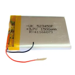 3.7V 1500mAH LiPo Rechargeable Battery Model UK-523450P-image-19