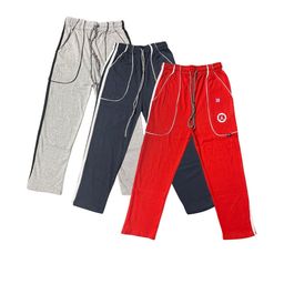 IndiCrafts Boys Set Of 3 Solid Cotton Track Pants-picture-25