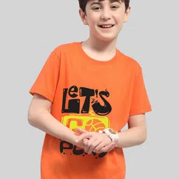 AUSK Boys Printed Raw Edge T-shirt-11