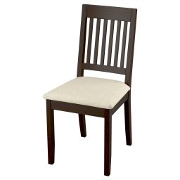 ikea näsinge Chair, dark brown stained/Kilanda light beige-picture-46