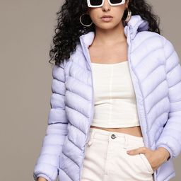 The Roadster Lifestyle Co. Mock Collar Puffer Jacket-image-80