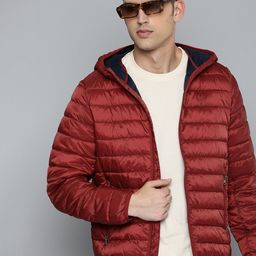 Levis Solid Long Sleeves Hooded Padded Jacket-image-32