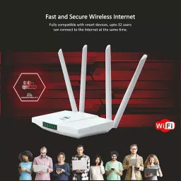 H&H Mobile Wi-Fi Router with External Antenna for Personal Computer White , AU-QX29-N5WQ image 4