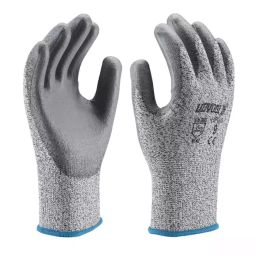 Udyogi PE Cut Resistant Gloves Grey Color, 8 Size, HPU5 (Pack of 5 Pair)-image-74
