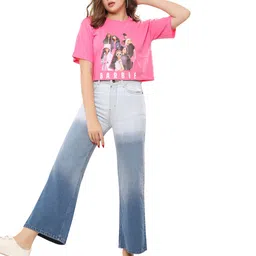 THIRD QUADRANT Women Jean Wide Leg High-Rise Jeans-image-75