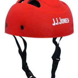 JJ JONEX Protective PVC Helmet With Strap Small - Red-image-15