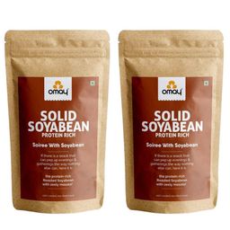 Omay Foods Solid Soybean - Protein Rich, 400g (Pack of 2)-24