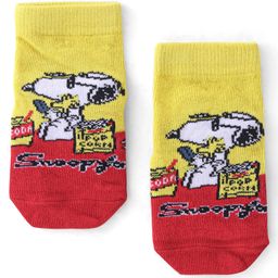 Cute Walk by Babyhug Terry Knit Ankle Length Anti Bacterial Socks Snoopy Design - Multicolour-image-73