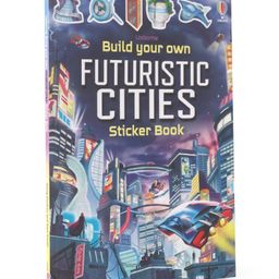 Usborne Build Your Own Futuristic Cities Sticker Book by Sam Smith - English-23