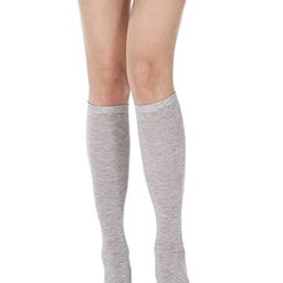 MUKHAKSH Unisex Grey Lycra Knee Length Socks (3 Pairs)-image-88