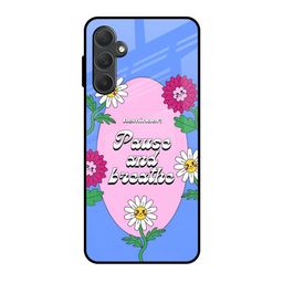 QRIOH Floral Printed Samsung Galaxy M54 5G Silicone Back Case-picture-36