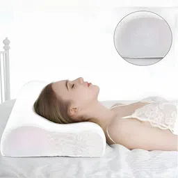 Cervical Orthopaedic Contour Memory Foam Pillow for Side, Stomach Sleepers & Anti-Snoring Relief-12