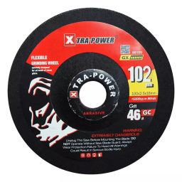 Xtra Power 4inch/103mm Green Silicon Carbide (GC) #46 Grit Flexible Grinding Wheel GX Series (Pack of 240)-image-63