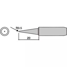 Hakko Soldering Iron Tip Type B 8.5 Φmm Outer Dia Size L For 900L, 900L-T-B (10) (Set of 10) image 2