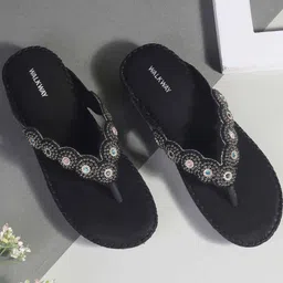 WALKWAY by Metro Women Embellished T-Strap Flats-33