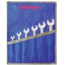 Eastman 2/100M Elliptical Panel Double Open Ended Jaw Spanner Set, E2002 (Set of 10) image 1