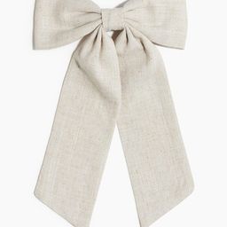 H&M Linen-Blend Bow Hair Clip-29
