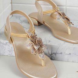 Metro Women Embellished Block Heels Sandals-33