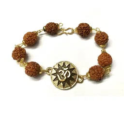 Divine souvenirs Unisex Rudraksh Wraparound Bracelet-57