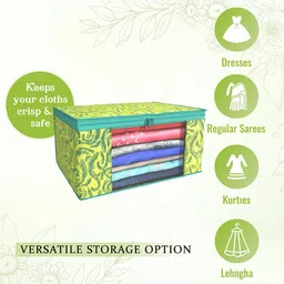 Kuber Industries Green Set of 6 Regular Drawer Organiser Organisers image 5