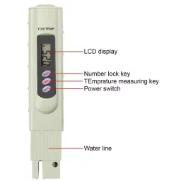 Vstec LCD Digital TDS Meter for Measuring TDS/TEMP/PPM, TDS image 5