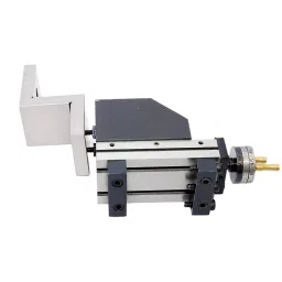 illuminate Tools Mini Vertical Milling Slide with Z Type Cast Iron Angle Plate 90x50 mm, 0326BPTXM71-36